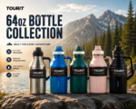 TOURIT 1.9L 64oz Sports Water Bottle with Handle - Image 2