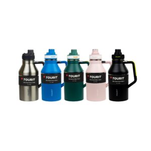 TOURIT 1.9L 64oz Sports Water Bottle with Handle