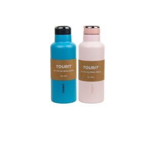TOURIT 20 oz Sport Bottle with Chug Lid