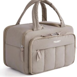 TOURIT Puffy Double-Sided Lunch Bag With Ice Pack